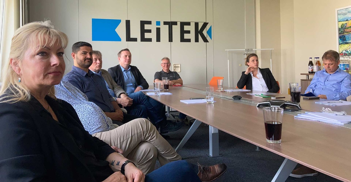 Mitglieder des Open Factory Campus e.V. zu Gast bei der Firma Leitek