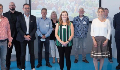 Abbildung der Teilnehmer beim Besuch der Hochschule Wismar