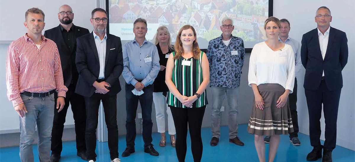 Abbildung der Teilnehmer beim Besuch der Hochschule Wismar